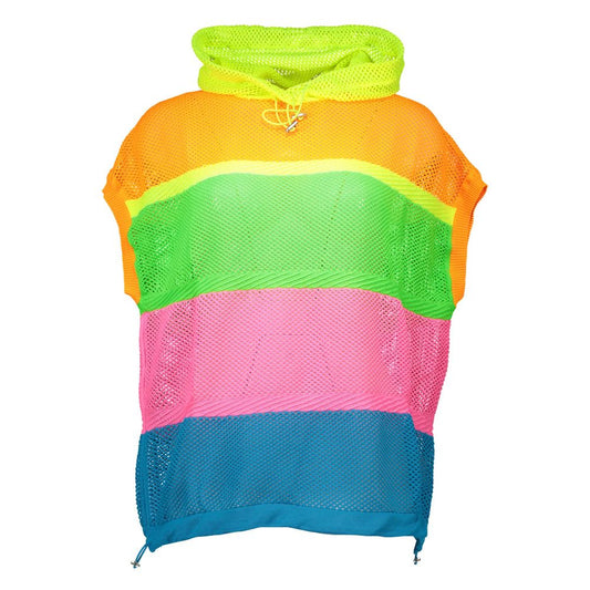 Love Moschino Multicolor Polyester Sweater - Stylish Short Sleeve Hoodie