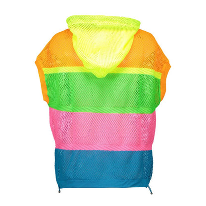 Love Moschino Multicolor Polyester Sweater - Stylish Short Sleeve Hoodie