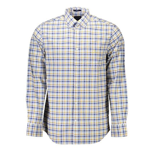 Gant Yellow Cotton Shirt - Classic Long-Sleeved Style