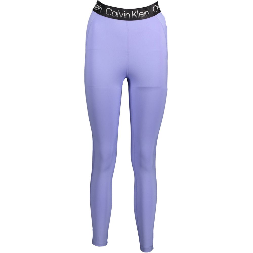 Calvin Klein Purple Cotton Leggings