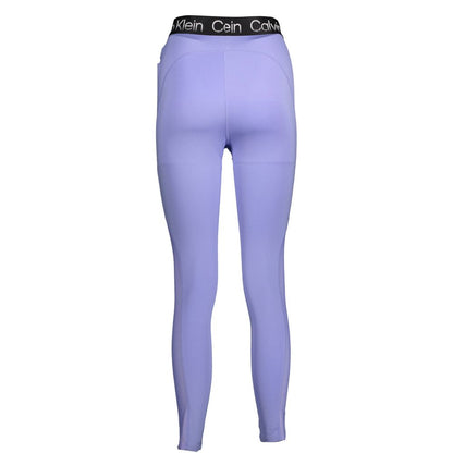 Calvin Klein Purple Cotton Leggings