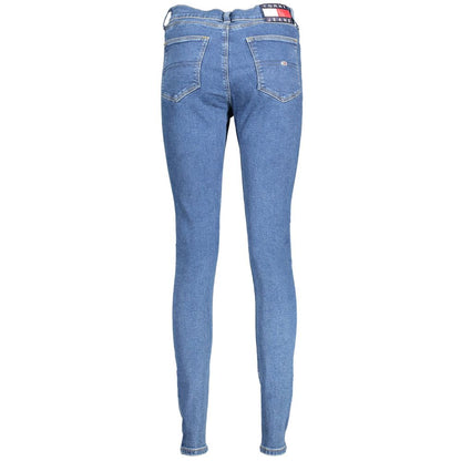 Tommy Hilfiger Blue Cotton Super Skinny Jeans