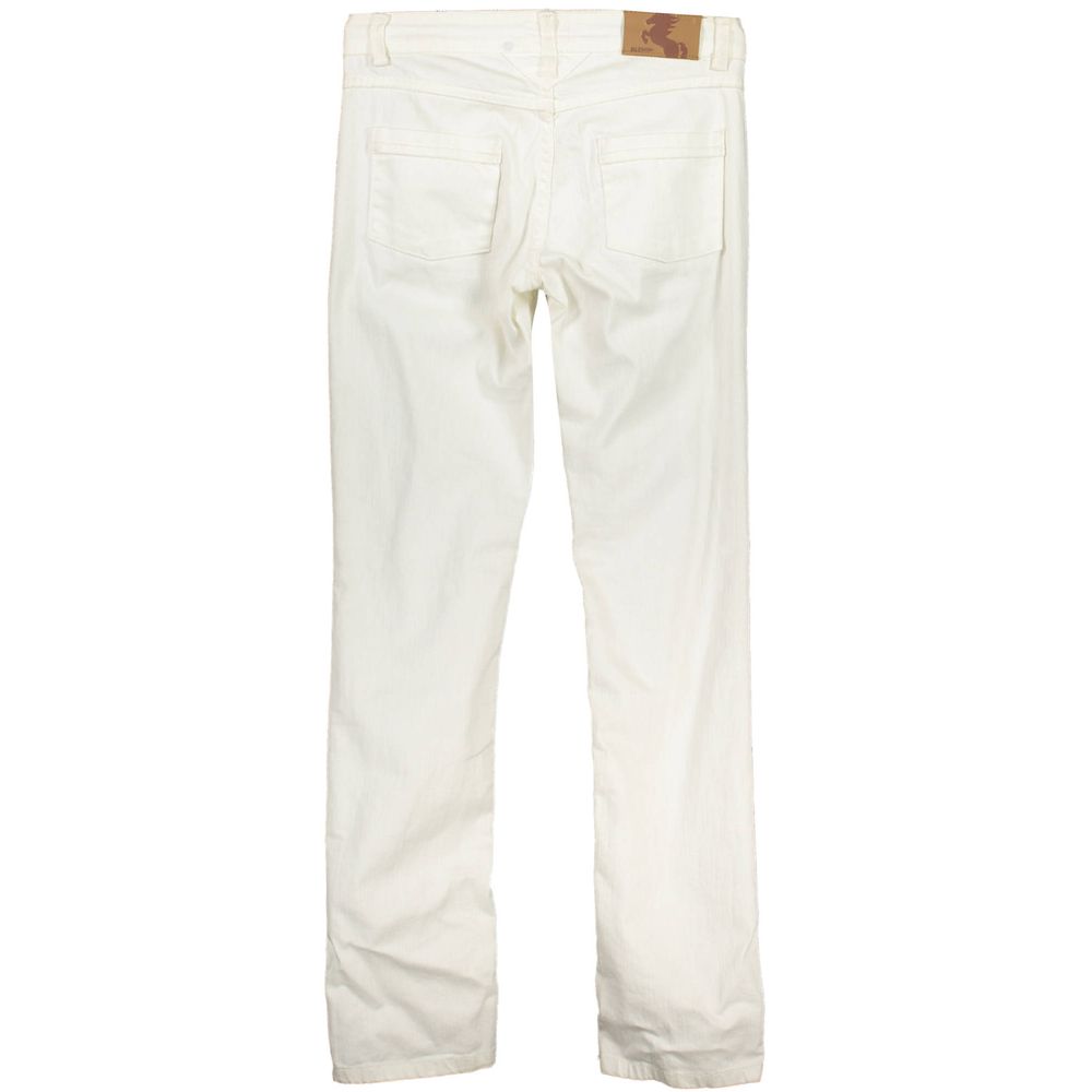 Blend White Cotton Jeans & Pant - Stylish and Comfortable