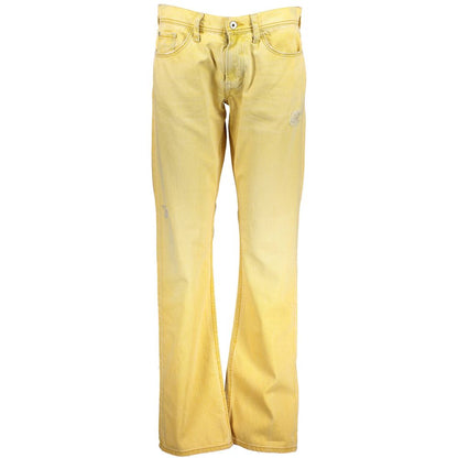 Meltin'Pot Yellow Cotton Jeans & Pant - Stylish Comfort for Every Occasion