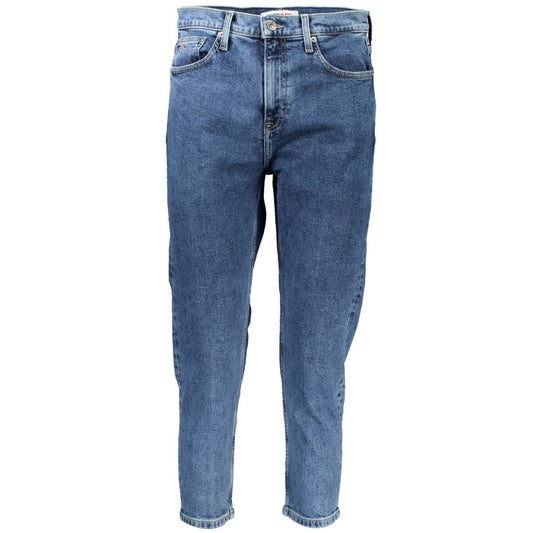Tommy Hilfiger Blue Cotton Izzie Slim Fit Jeans