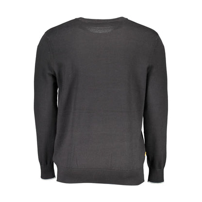 Timberland Black Cotton Sweater - Sustainable Style for Every Occasion