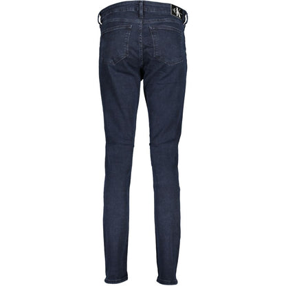 Calvin Klein Blue Cotton Jeans