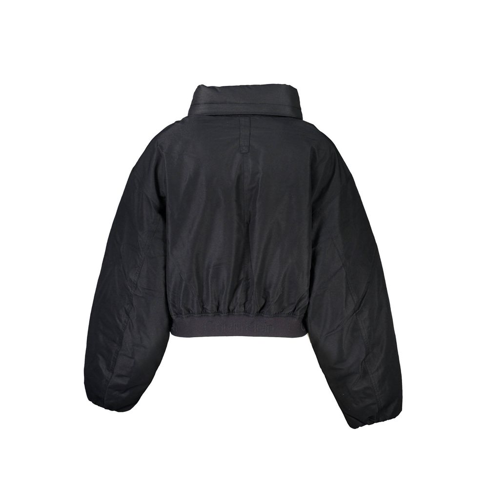 Calvin Klein Black Polyester Waterproof Jacket