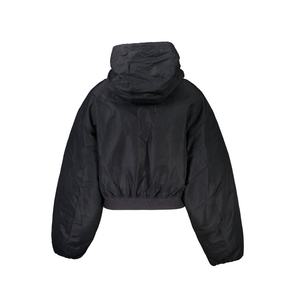 Calvin Klein Black Polyester Waterproof Jacket