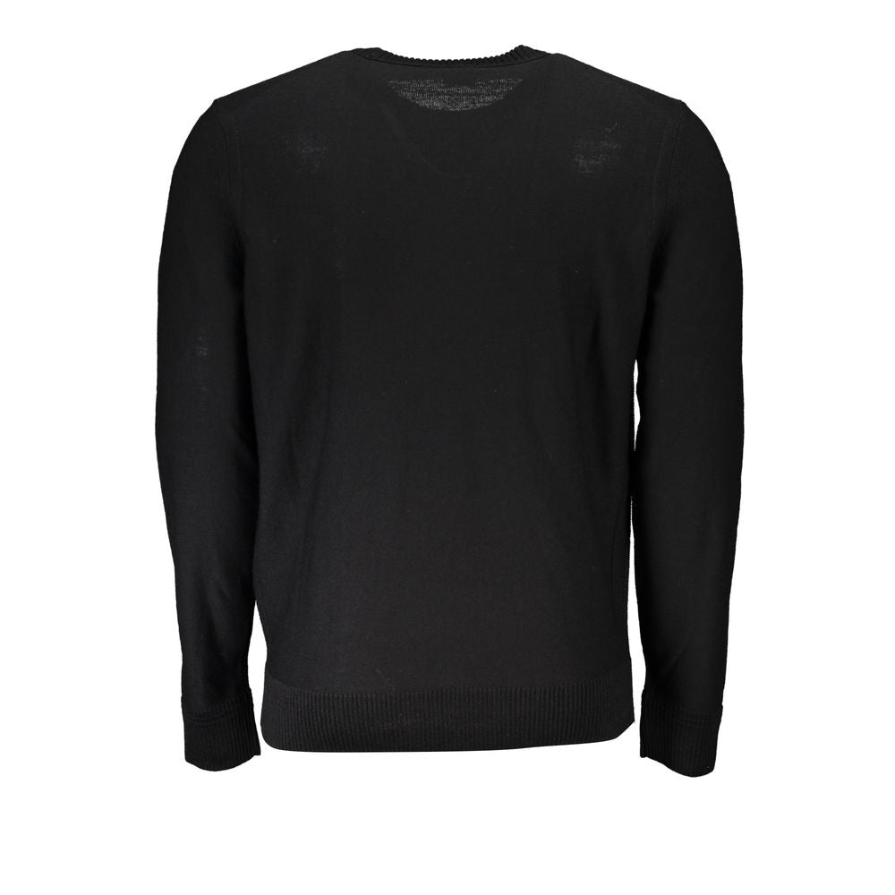 Hugo Boss Black Wool Sweater - Elegant Comfort