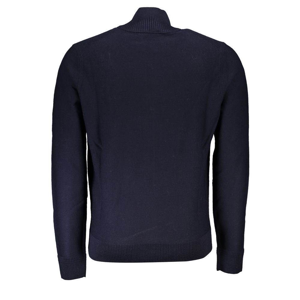 Hugo Boss Blue Zip Up Sweater