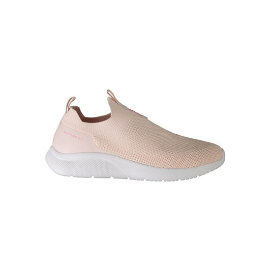 Fila Pink Polyester Sneakers - Stylish Elastic Sports Footwear