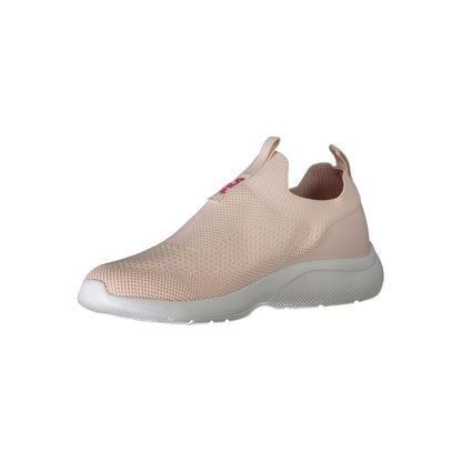 Fila Pink Polyester Sneakers - Stylish Elastic Sports Footwear