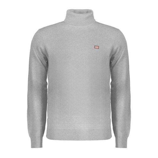 Norway 1963 Gray Polyester Turtleneck Sweater