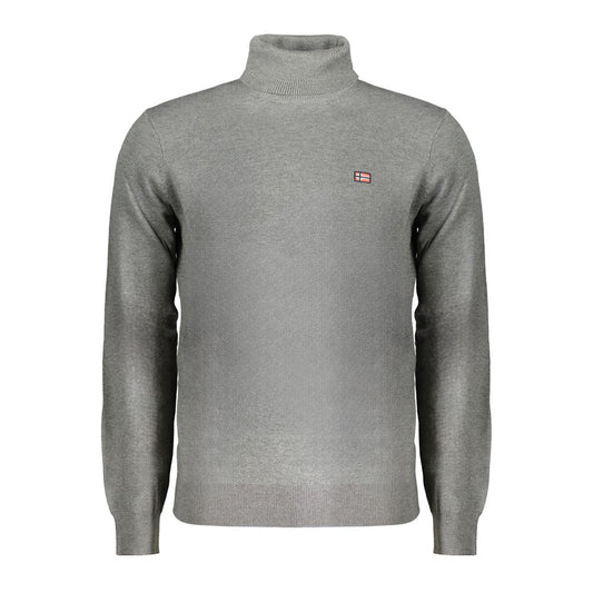 Norway 1963 Gray Polyester Turtleneck Sweater