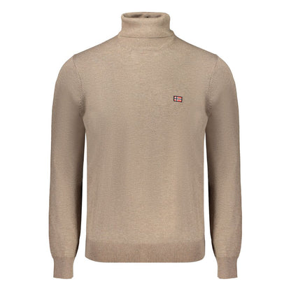 Norway 1963 Brown Polyester Turtleneck Sweater