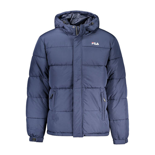 Fila Blue Polyester Jacket - Stylish and Functional Outwear