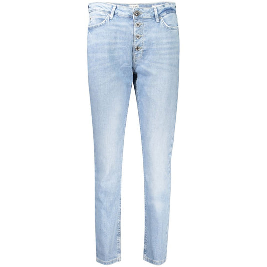 Guess Jeans Blue Cotton Skinny High Jeans