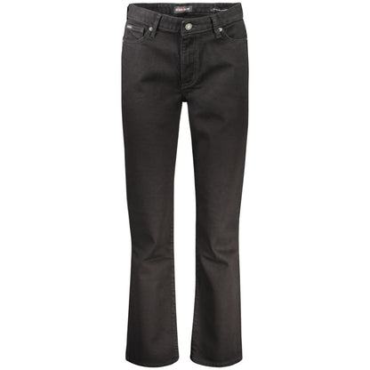 Guess Jeans Black Cotton Jeans & Pant - G08 Mid Rise Straight Fit