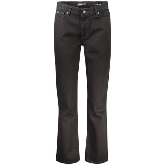 Guess Jeans Black Cotton Jeans & Pant - G08 Mid Rise Straight Fit