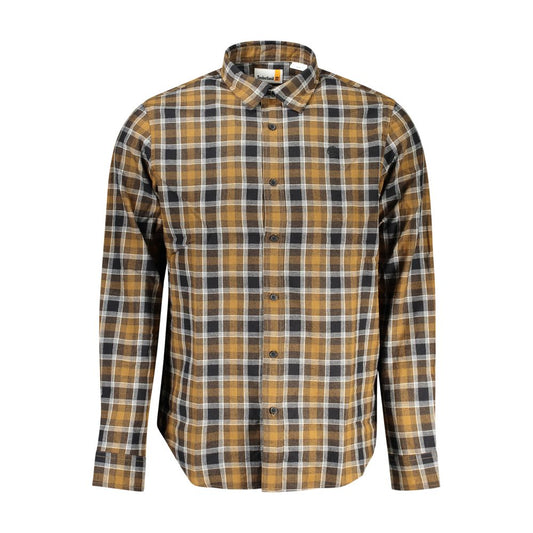 Timberland Brown Cotton Long Sleeve Shirt