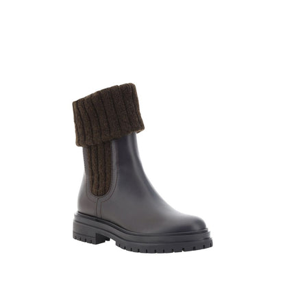 Gianvito Rossi Leather Ankle Boots