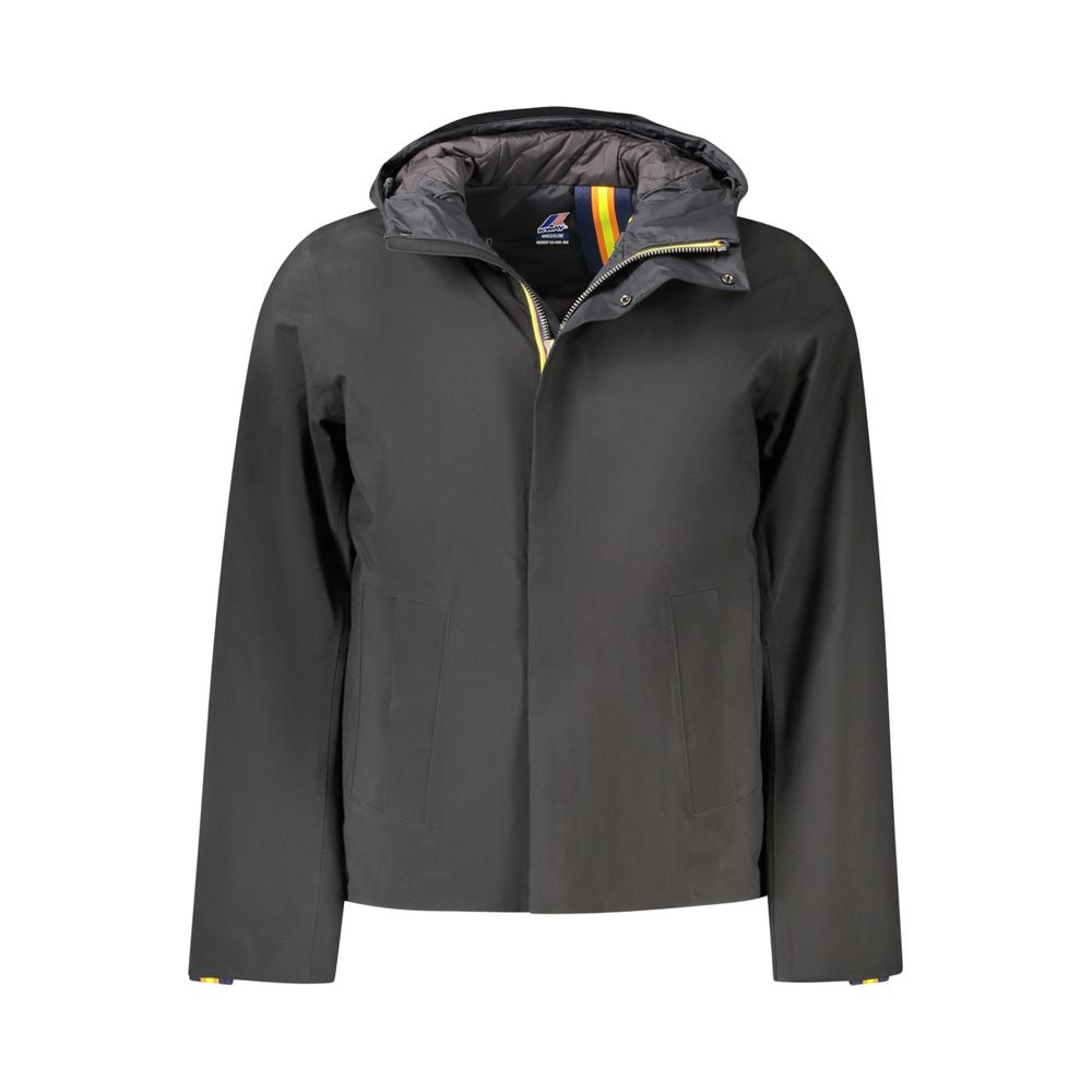 K-WAY Black Polyester Jacket - Ultimate Comfort and Style