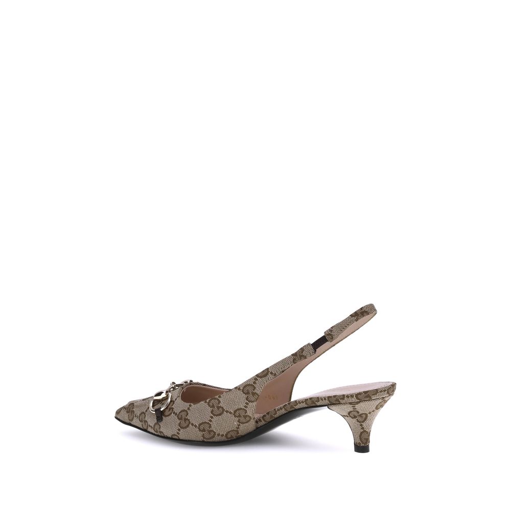 Gucci Slingback Pumps - Elegant Comfort for Summer