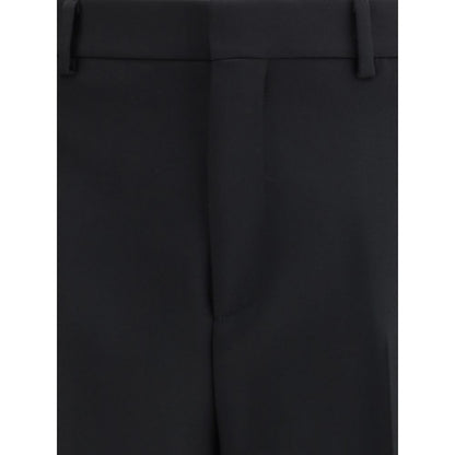 Gucci Wool Pants with Double G Embroidery