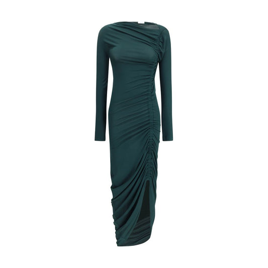 Ferragamo Draped Midi Dress