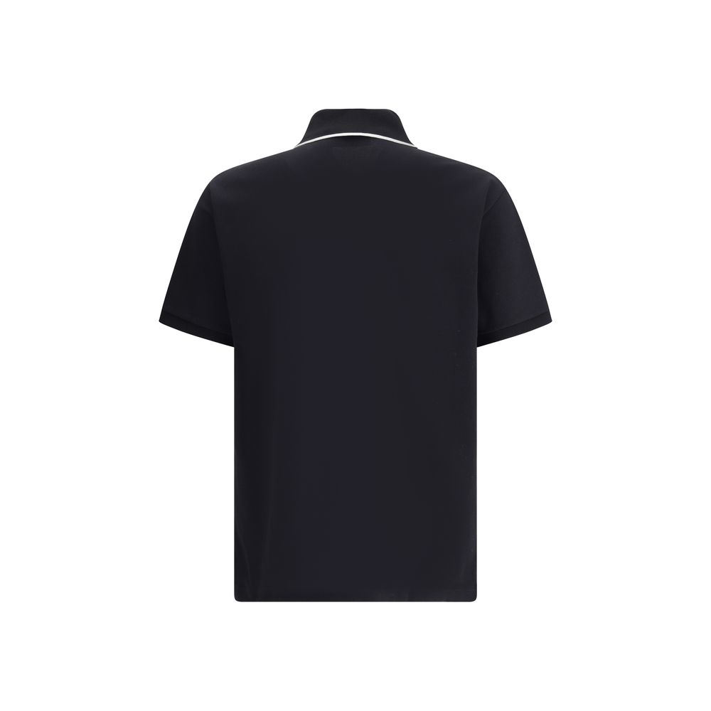 Gucci Black Cotton Polo Shirt - Timeless Elegance Meets Sporty Sophistication