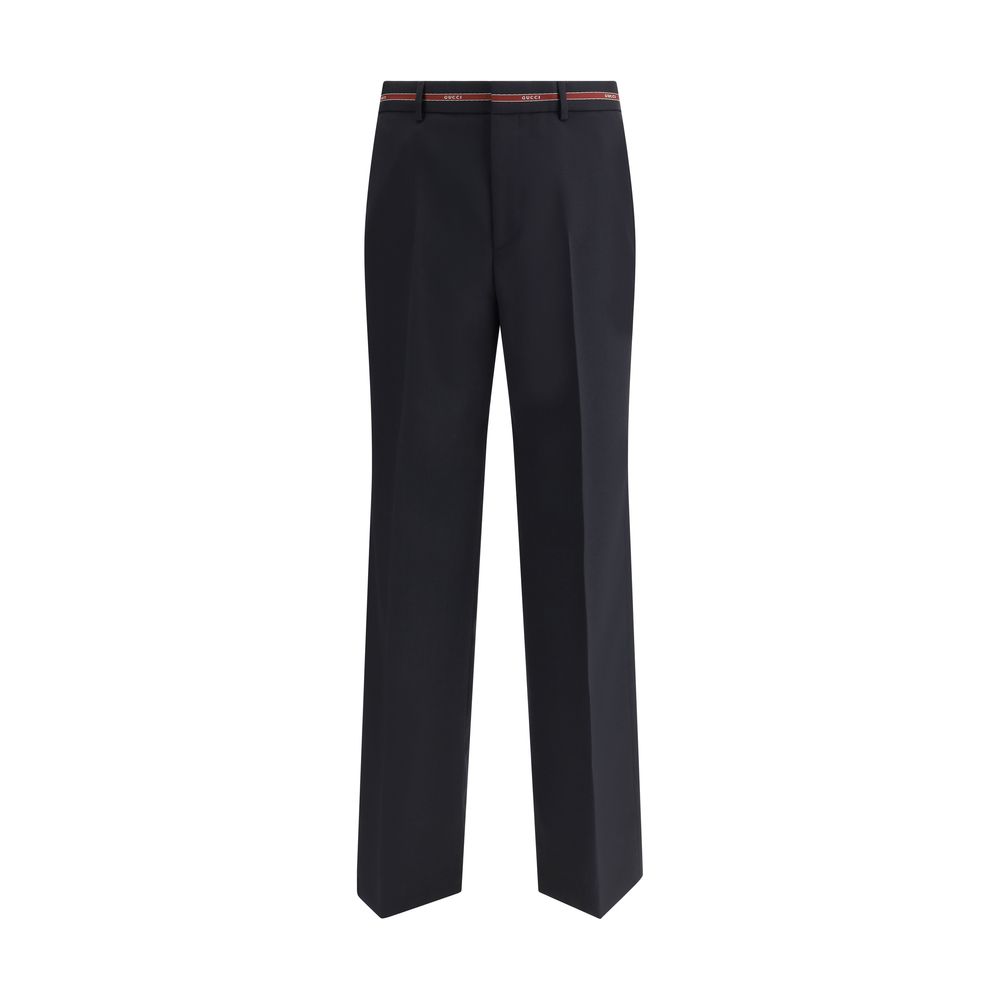 Gucci Selvedge Detail Wool Pants: A Statement of Elegance