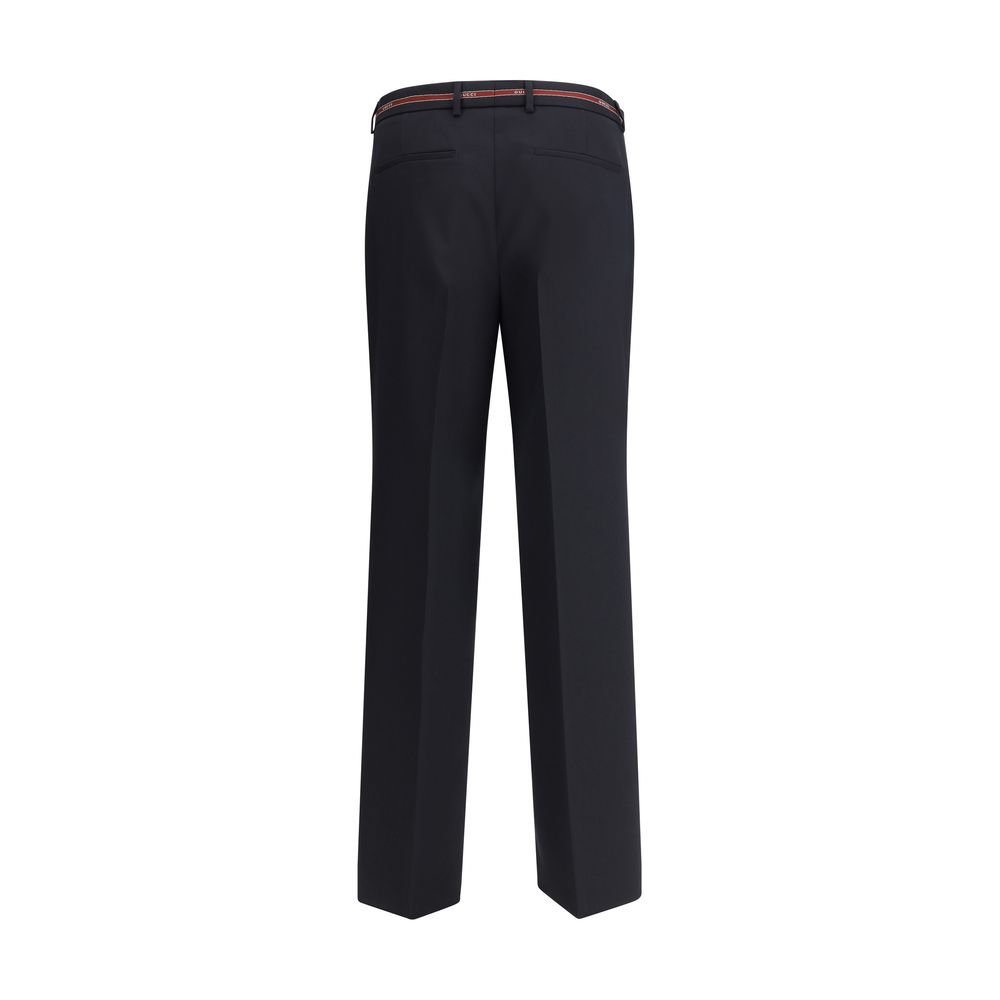 Gucci Selvedge Detail Wool Pants: A Statement of Elegance