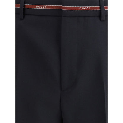 Gucci Selvedge Detail Wool Pants: A Statement of Elegance