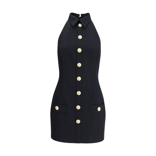 Balmain Sleeveless Short Dress - Structured Elegance Redefined
