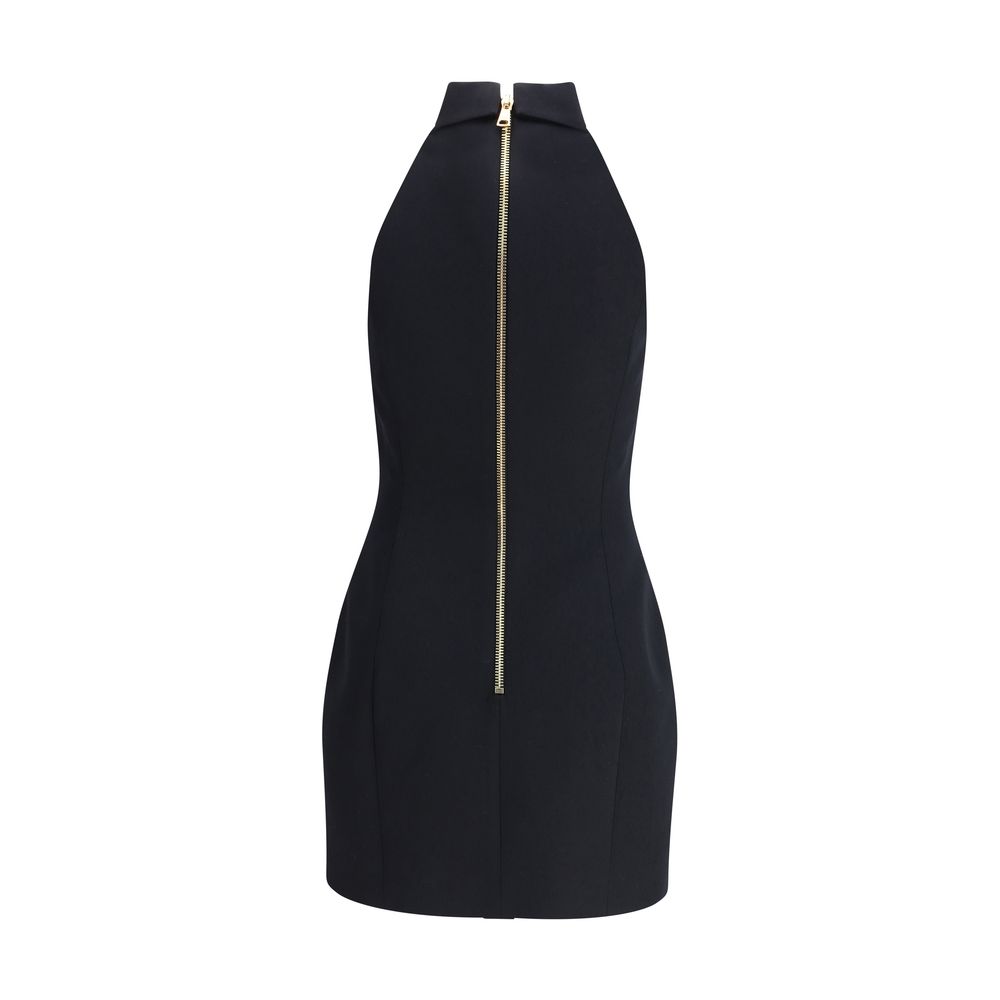 Balmain Sleeveless Short Dress - Structured Elegance Redefined