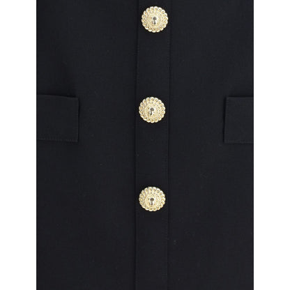 Balmain Sleeveless Short Dress - Structured Elegance Redefined