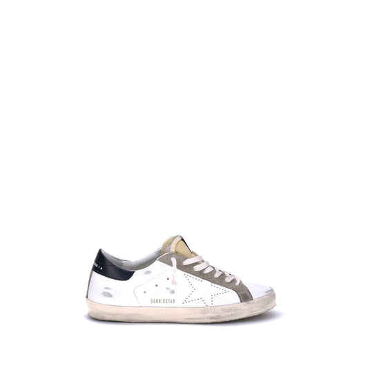 Golden Goose Super Star Sneakers - Midnight Blue Leather