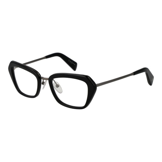 Yohji Yamamoto Women's Optical Glasses – Black Rectangle Frame, 51mm
