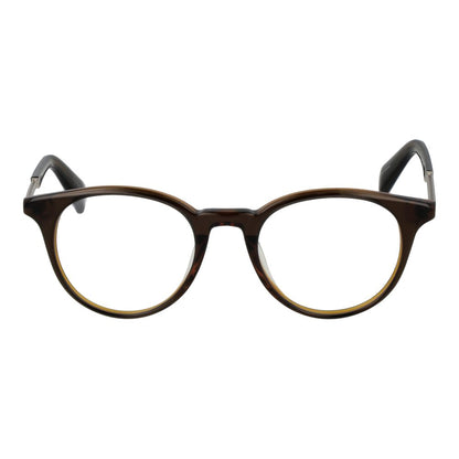 Yohji Yamamoto Men’s Optical Frames – Brown Round Frame, 50mm