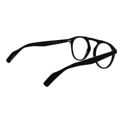Yohji Yamamoto Black Men's Optical Frames – Aviator Style, 50mm