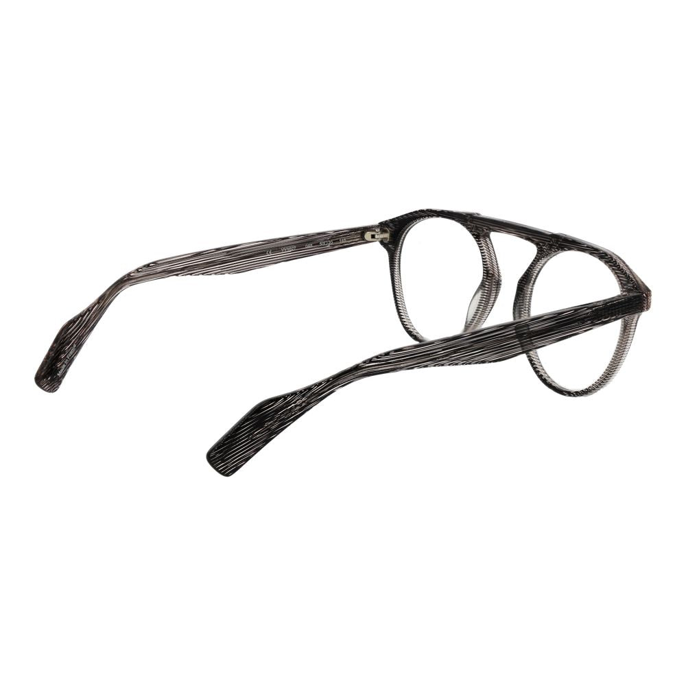 Yohji Yamamoto Men’s Optical Frames – Brown Aviator Style