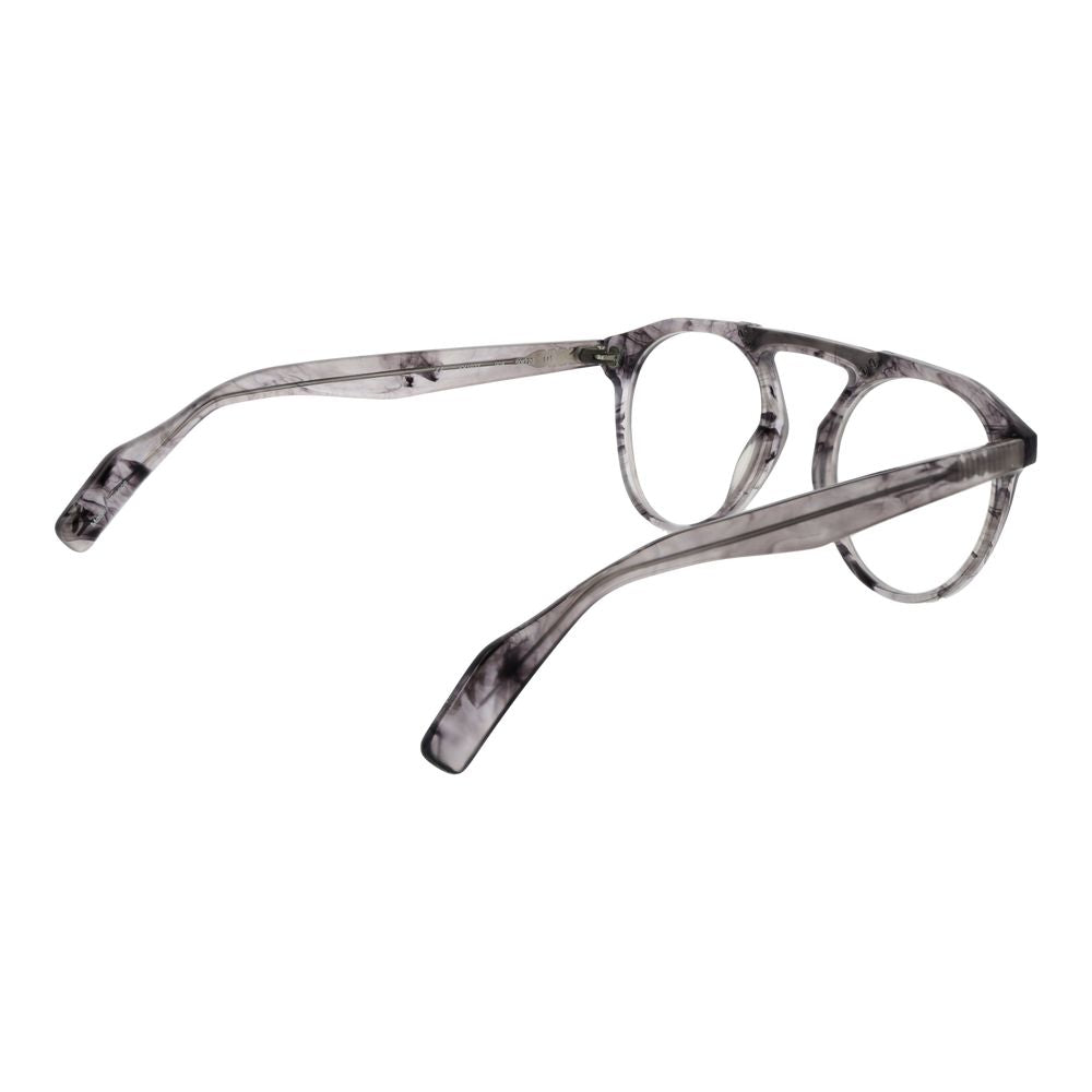 Yohji Yamamoto Men's Optical Frames – Grey Aviator Style, 50mm
