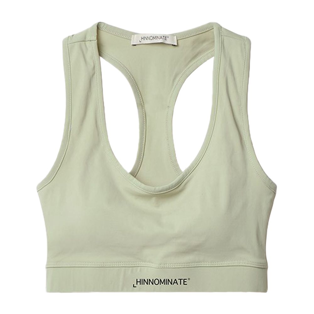 Hinnominate Green Polyamide Fitness Top