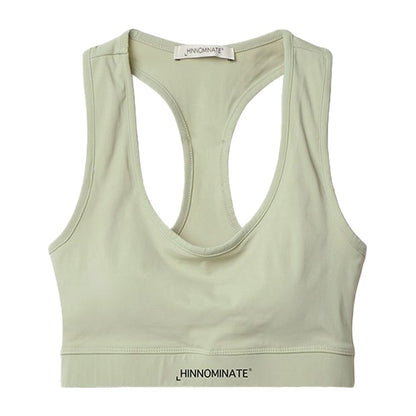 Hinnominate Green Polyamide Fitness Top