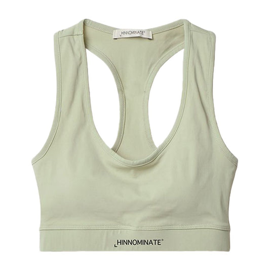 Hinnominate Green Polyamide Fitness Top