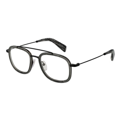 Yohji Yamamoto Unisex Optical Glasses – Gray Full-Rim Frame