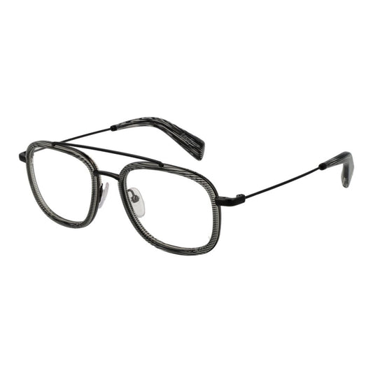 Yohji Yamamoto Unisex Optical Glasses – Gray Full-Rim Frame
