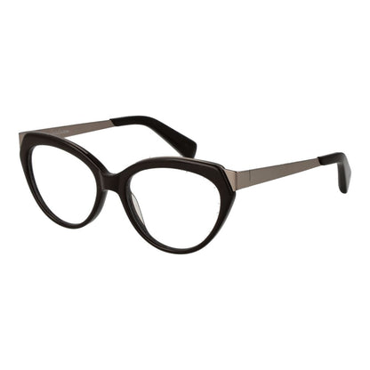 Yohji Yamamoto Unisex Optical Frames – Brown Cat Eye Style