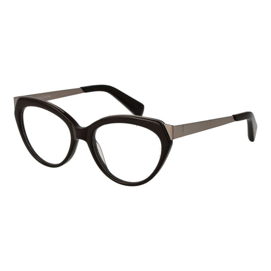 Yohji Yamamoto Unisex Optical Frames – Brown Cat Eye Style